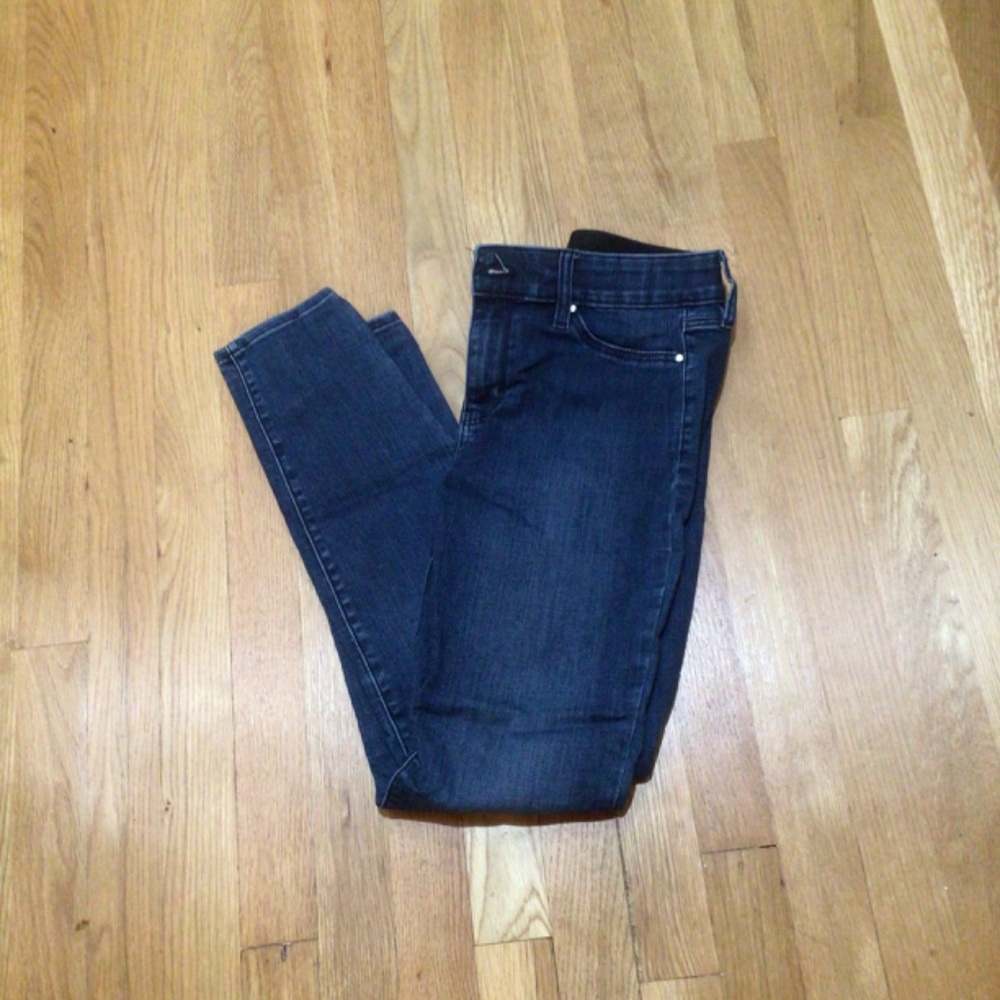 WHBM The Jeggings Dark Wash Mid Rise Jeans sz 2 - Picture 8 of 9